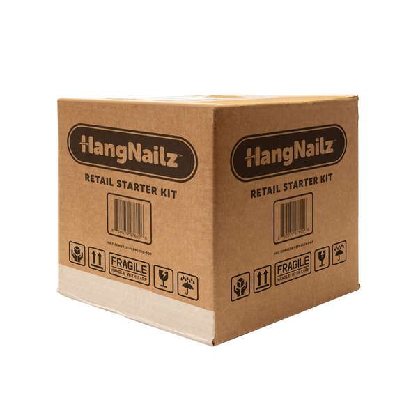 HangNailz™ Retail POP Starter Kit - 80-Count Carton