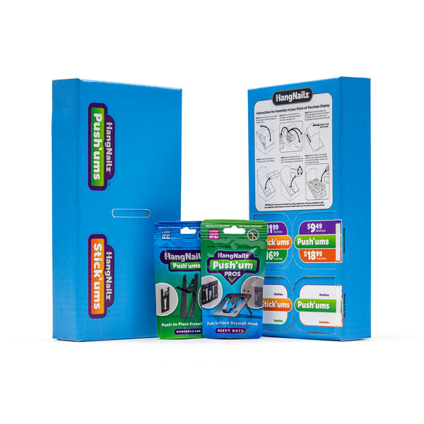 HangNailz™ Retail POP Starter Kit - 80-Count Carton