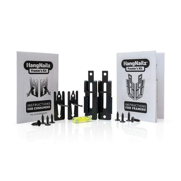 HangNailz™ Framer's Kit SoloPak, Wood & Composite Frame Edition— 50-Count Carton