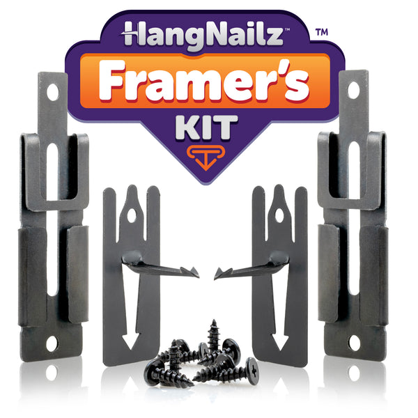 HangNailz™ Framer's Kit SoloPak, Wood & Composite Frame Edition— 50-Count Carton