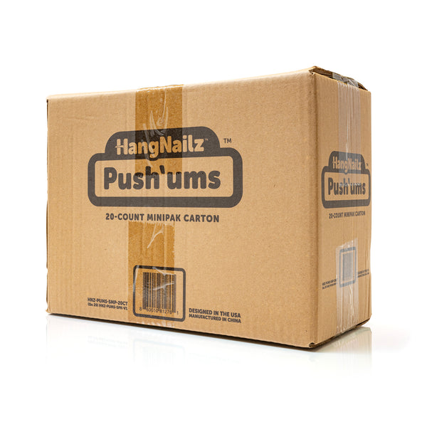 HangNailz™ Push'ums MiniPak— 20-Count Carton
