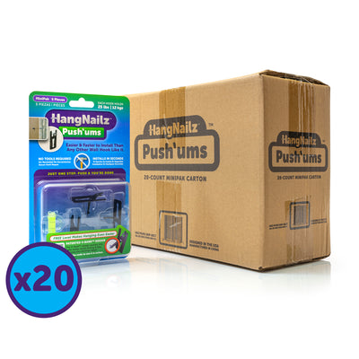 HangNailz™ Push'ums MiniPak— 20-Count Carton