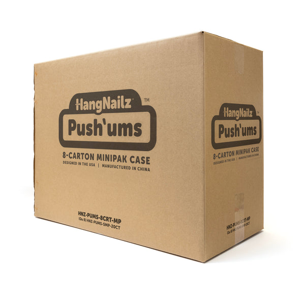 HangNailz™ Push'ums-Mini-Pak, 20-Count, 8-Carton Case